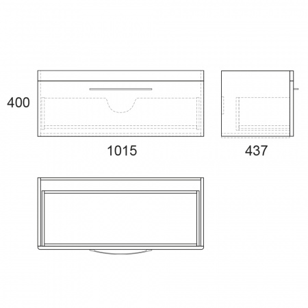 Тумба под раковину OWL 1975 Skansen 105 OW050200 фото