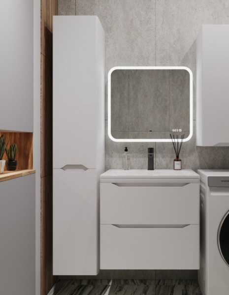 Тумба под раковину Style Line Марелла 60 Люкс Plus СС-00002404 белый матовый антискрейтч фото