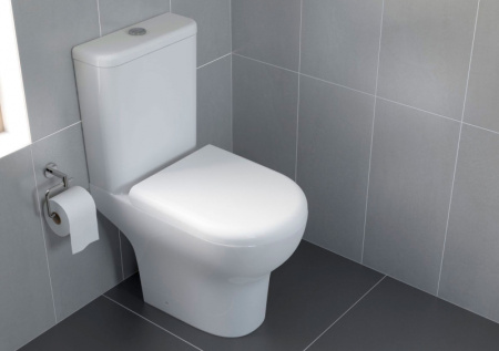 Унитаз компакт Vitra Zentrum Open-Back 9012B003-7203 с бачком и сиденьем фото