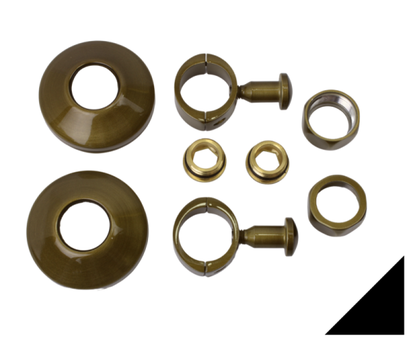 Водяной полотенцесушитель 1200х180 Лонг Черный Bronze de Luxe фото