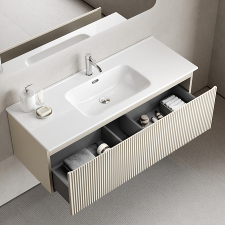 Тумба под раковину Sancos Snob R 1.0 SNR1.0120CE Beige Soft фото