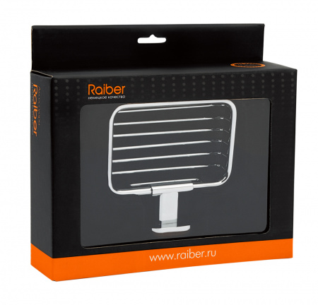 Мыльница настенная металлическая Raiber R50100 R50105 фото