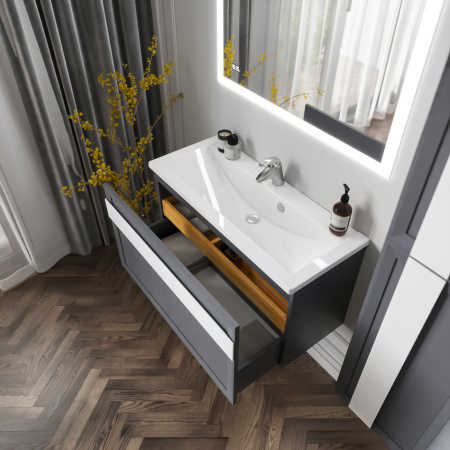 Тумба с раковиной Бриклаер Берлин 100 4627125416125 фото