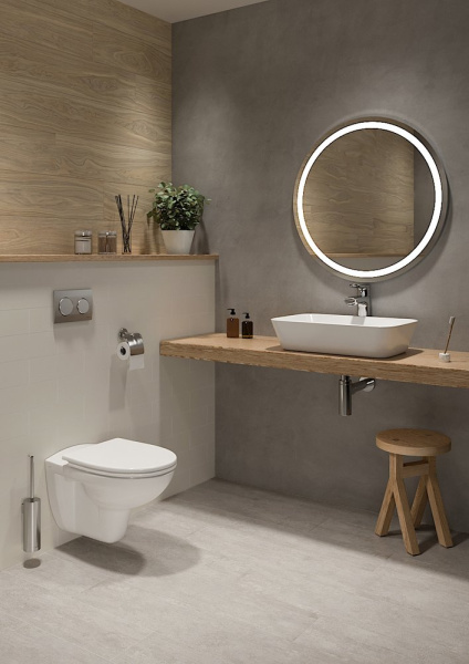 Унитаз комплект с инсталляцией VitrA S10 Spinflush 9842B003-7206 c сиденьем с микролифтом фото