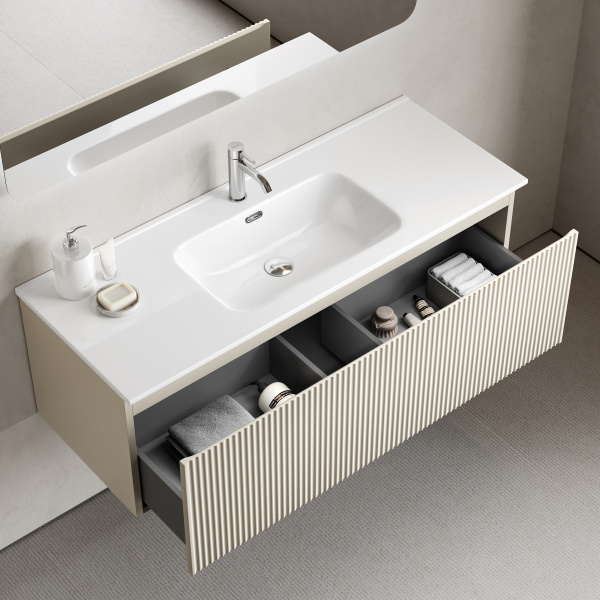 Тумба под раковину Sancos Snob R 1.0 SNR1.0120CE Beige Soft фото