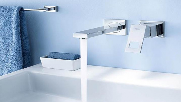 Смеситель для раковины настенный Grohe Eurocube 19895000 фото