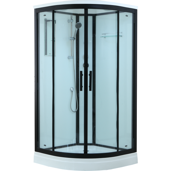 Душевая кабина Timo Standart T-6601 Black 100х100 фото