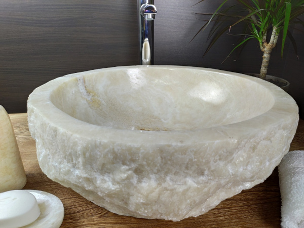 Раковина из оникса Indo Erozy Блитар EO-00070 фото