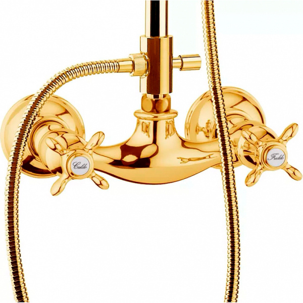 Душевая система Webert Ottocento OT760405010 Золото фото