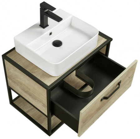 Тумба под раковину Акватон Лофт 65 1A242301LTDU0 дуб эндгрейн фото