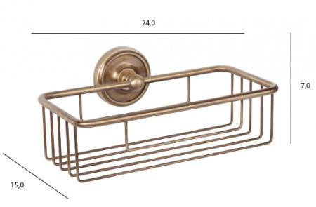 Подвесная полочка-решетка Tiffany World Bristol TWBR527br фото