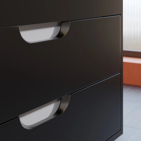 Тумба под раковину Uperwood Modul 80 2930205153 черная фото