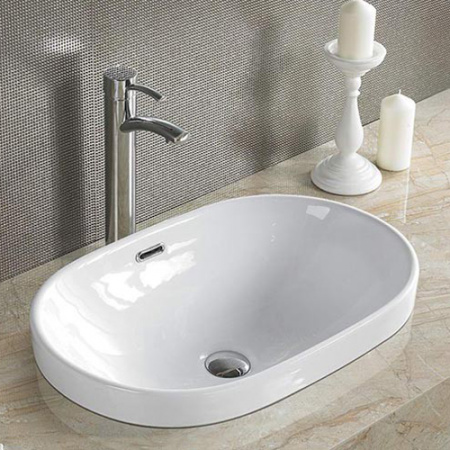 Накладная раковина CeramaLux N 5006С 61*40 фото