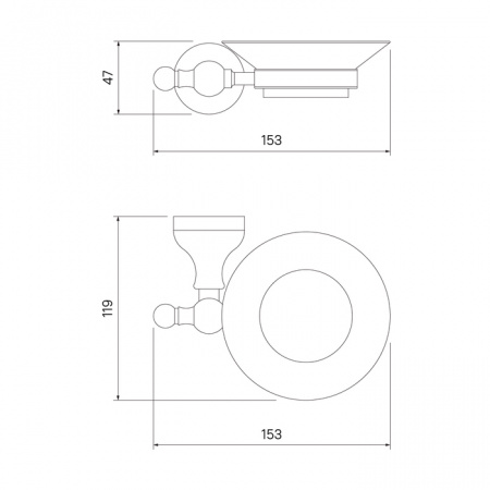Мыльница настенная Iddis Retro RETSSG0i42 фото