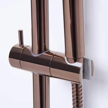 Душевая система с термостатическим смесителем WasserKRAFT Thermo A18301 розовое золото фото