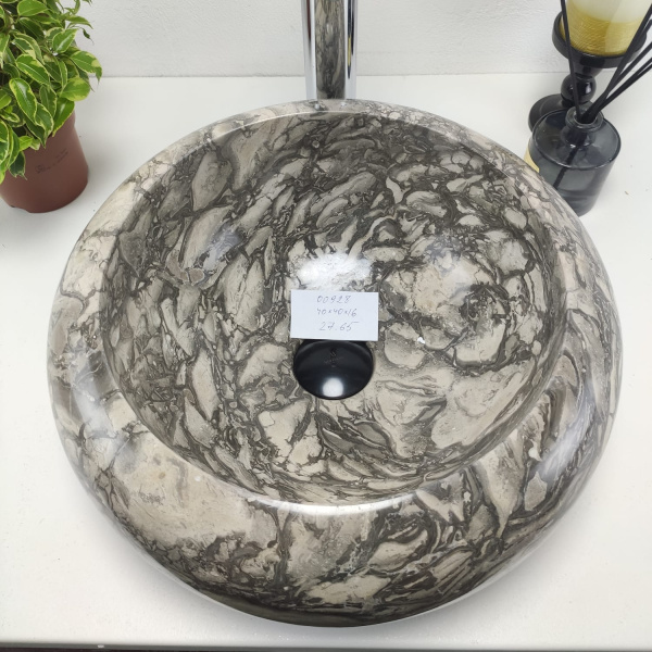 Накладная раковина из мрамора Donut Doreng DM-00928 (40*40*16) фото
