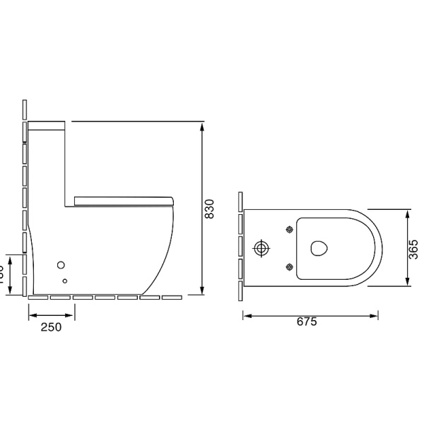 Унитаз моноблок Grossman Style GR-4496S с сиденьем фото
