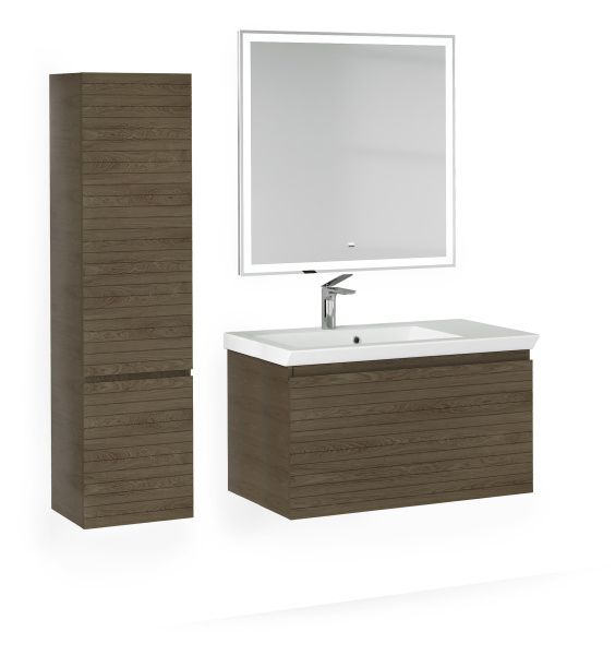 Шкаф пенал Raval Meier 33 Mer.04.130/P/K/RL каштан фото