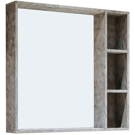 Зеркало-шкаф Grossman Фалькон 80 208003 бетон фото