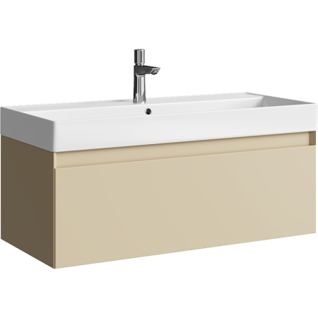 Тумба под раковину Aqwella Geometria 100 GE01101MD морская дюна фото