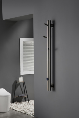 Электрический полотенцесушитель Boheme Uno 724-GM OAK GUN METAL фото