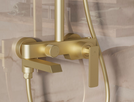 Душевая система Vincea VSFS-413BG брашированное золото фото