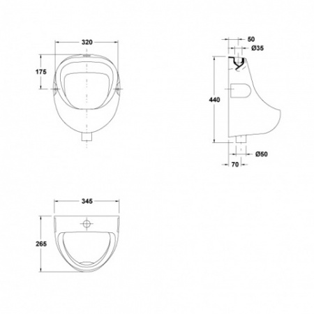 Писсуар Gala Easy 10119 фото