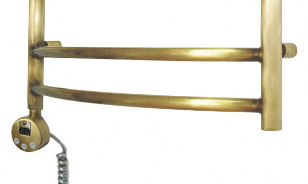 Полотенцесушитель электрический Domoterm Калипсо П12 (500х985) (бронза) левый фото