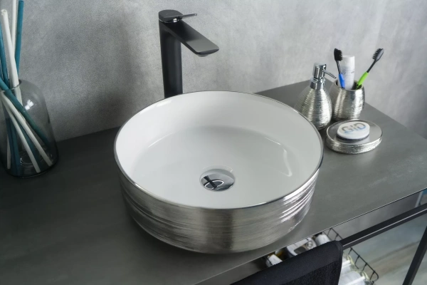Накладная раковина GID Luxe Line D1357h131 36х36 фото