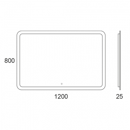 Зеркало OWL 1975 Skansen 120 OW050701 фото
