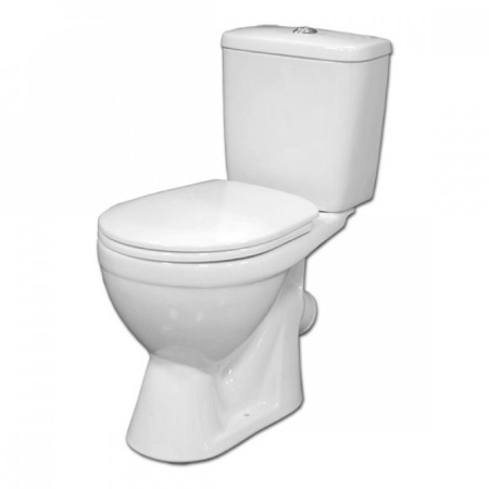 Унитаз-компакт напольный Rosa Лира 414401 с сиденьем фото