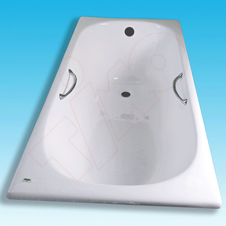 Чугунная ванна Timo Standard 3V 150x70 с ручками фото