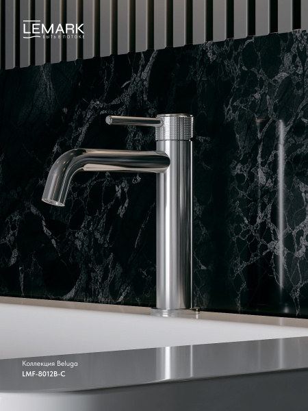 Смеситель для раковины Lemark Beluga LMF-8012B-C фото