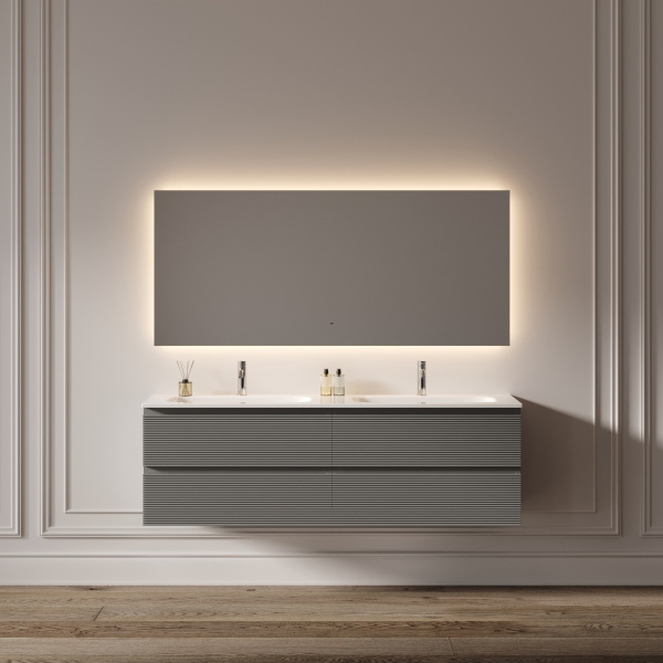 Зеркало с подсветкой Sancos Square 2.0 SQ2.1600 160x80 фото