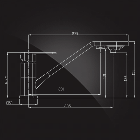 Смеситель для кухни кухни с фильтром для воды Elghansa Mondschein 56A2233 фото