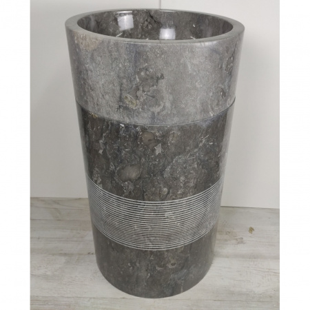 Напольная раковина из оникса Indo Grey OS-00178 фото