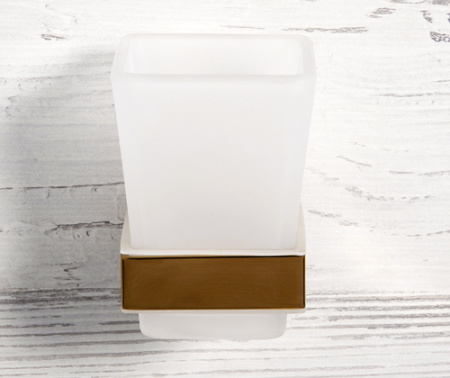 Стакан для зубных щеток WasserKRAFT Sauer K-7928 глянцевое золото фото