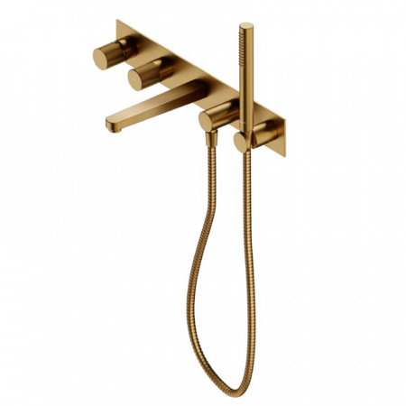 Смеситель для ванны с душем Omnires Contour CT8037/1GLB золото фото