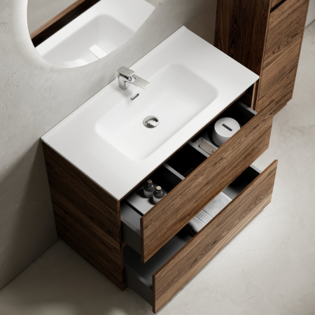 Тумба под раковину Sancos Libra Floor LB90FECH дуб чарльстон фото