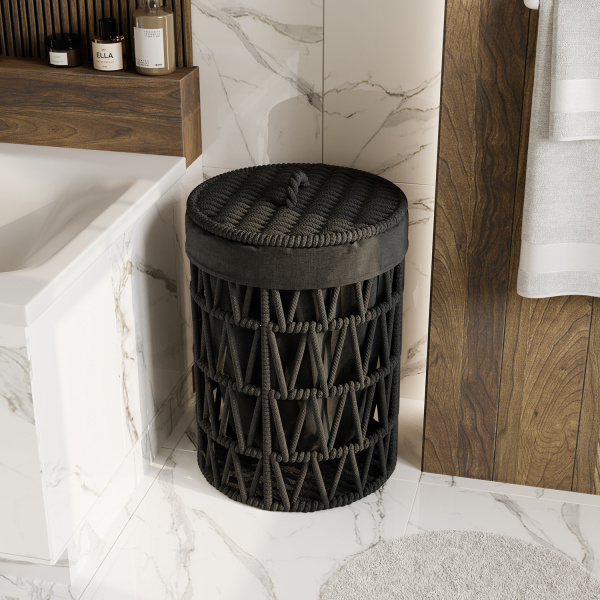 Корзина для белья WasserKRAFT Mosel WB-460-L фото