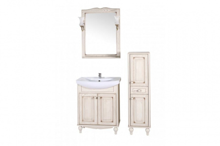 Тумба под раковину ASB-Woodline Верона-65 9076 бежевая фото