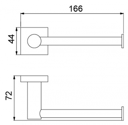 Полотенцедержатель Timo Selene 12035/03 черный фото