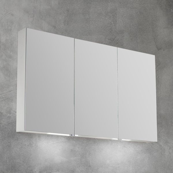 Зеркало-шкаф BelBagno SPC-3A-DL-BL-1200 120 см фото
