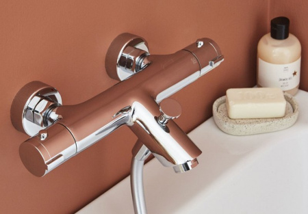 Термостатический смеситель для ванны с душем Jacob Delafon Brive E24335-CP фото