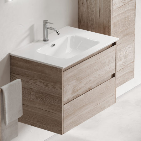 Тумба под раковину Sancos Libra LB70EG дуб галифакс натуральный фото