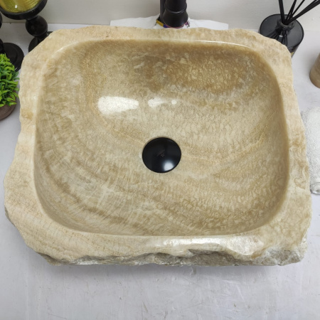 Накладная раковина из оникса Erozy Sunset EO-00469 (41*35*15см) фото