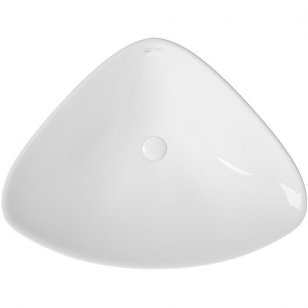 Накладная раковина с донным клапаном OWL 1975 Curve OWLB191022 59x40 фото