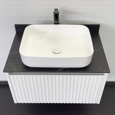 Тумба с раковиной и столешницей Comforty Марсель-75 00-00013395 фото