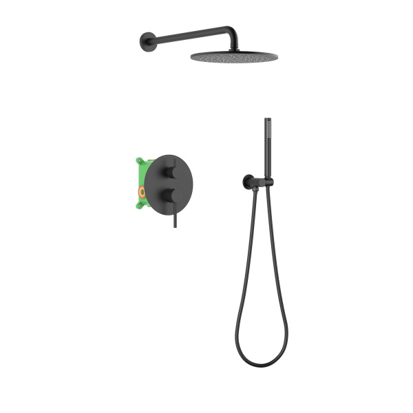 Душевая система скрытого монтажа Timo Saona SX-2369/03SM черная матовая фото