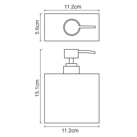 Дозатор для жидкого мыла WasserKRAFT Abens K-3799 фото